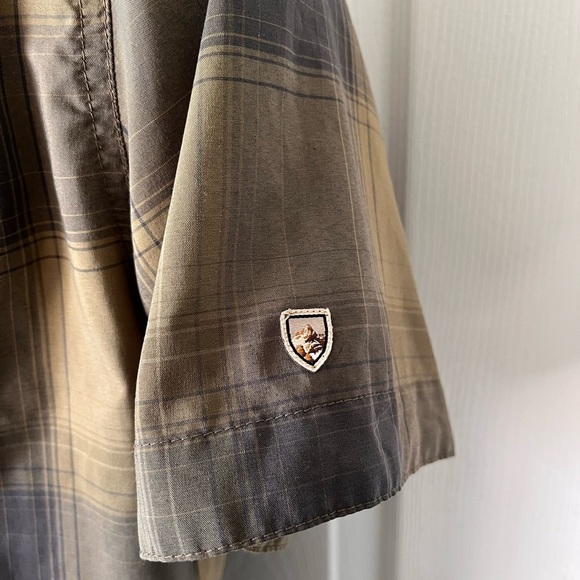 Mens Kuhl Response Short Sleeve Button Up Shirt Medium - Picture 7 of 9